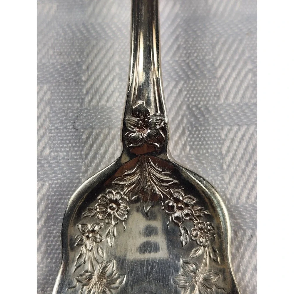 1910 Wm Rogers Silverplate Fork Ornate VICTORIAN